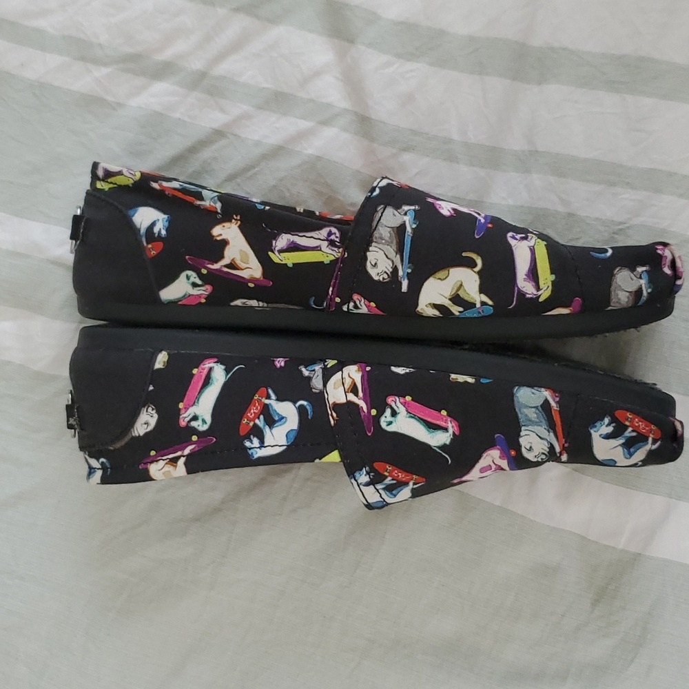 BOBS Dogs Skateboarding Slip-ons Sz 6.5 - Picture 3 of 8